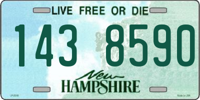 NH license plate 1438590