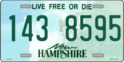 NH license plate 1438595