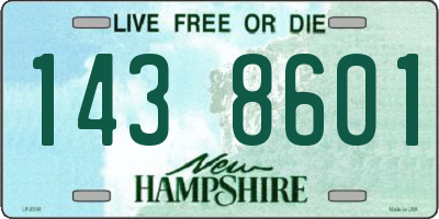 NH license plate 1438601