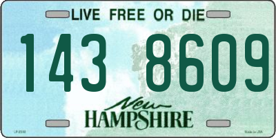 NH license plate 1438609