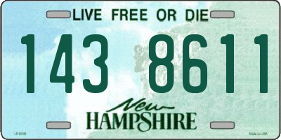 NH license plate 1438611