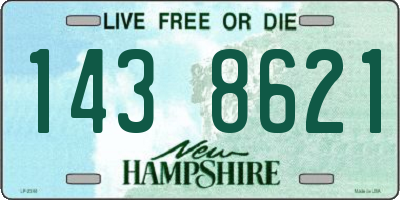 NH license plate 1438621