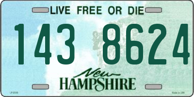 NH license plate 1438624