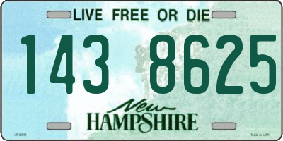 NH license plate 1438625