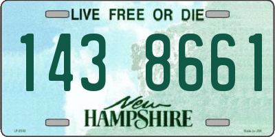 NH license plate 1438661