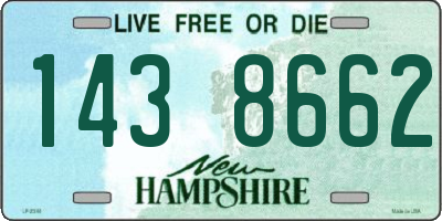 NH license plate 1438662