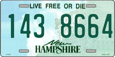 NH license plate 1438664