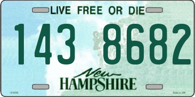 NH license plate 1438682