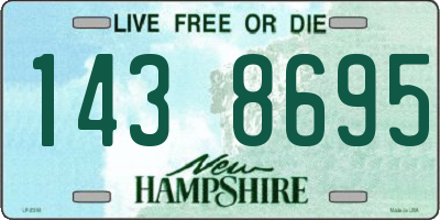 NH license plate 1438695