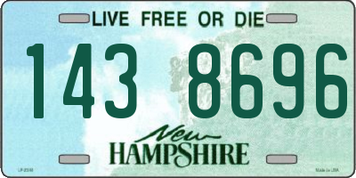 NH license plate 1438696