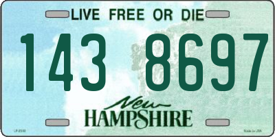 NH license plate 1438697