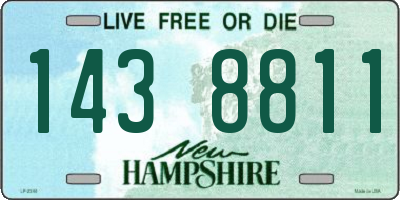 NH license plate 1438811