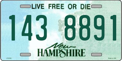 NH license plate 1438891