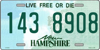 NH license plate 1438908