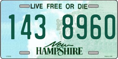 NH license plate 1438960