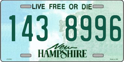 NH license plate 1438996