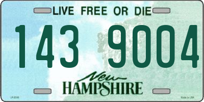NH license plate 1439004
