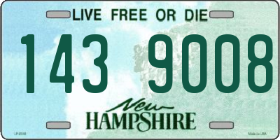 NH license plate 1439008