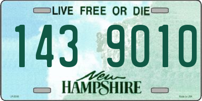 NH license plate 1439010