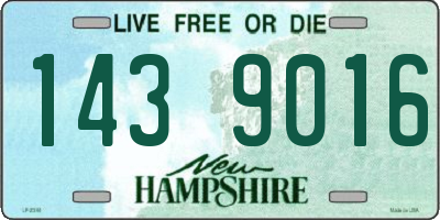 NH license plate 1439016