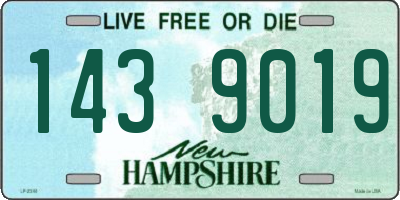 NH license plate 1439019