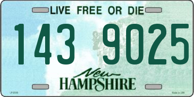 NH license plate 1439025