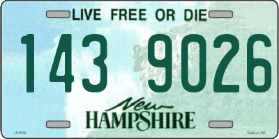 NH license plate 1439026