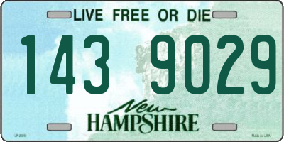 NH license plate 1439029