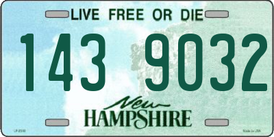 NH license plate 1439032