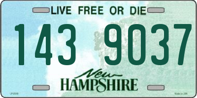 NH license plate 1439037
