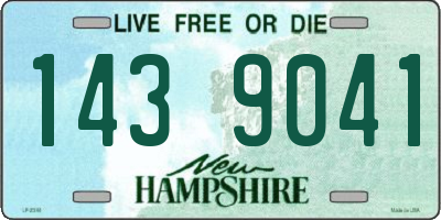 NH license plate 1439041