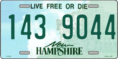 NH license plate 1439044