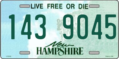 NH license plate 1439045