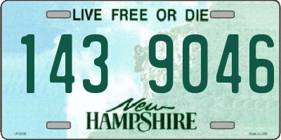 NH license plate 1439046