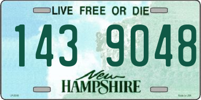 NH license plate 1439048