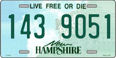 NH license plate 1439051