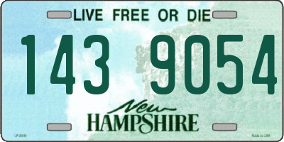 NH license plate 1439054
