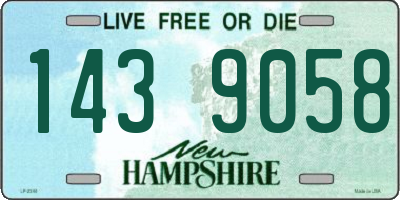 NH license plate 1439058