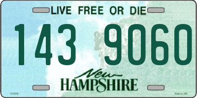NH license plate 1439060