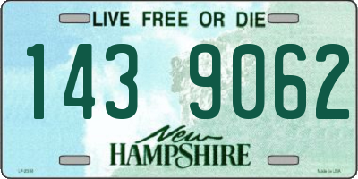 NH license plate 1439062