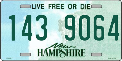 NH license plate 1439064