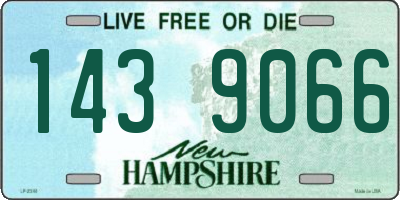 NH license plate 1439066