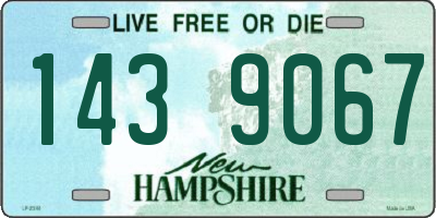 NH license plate 1439067
