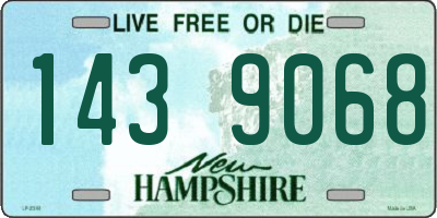 NH license plate 1439068