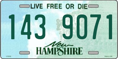 NH license plate 1439071