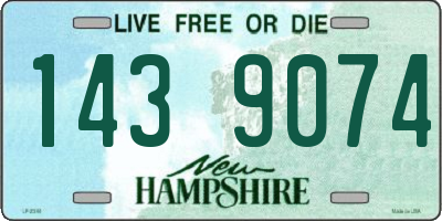NH license plate 1439074