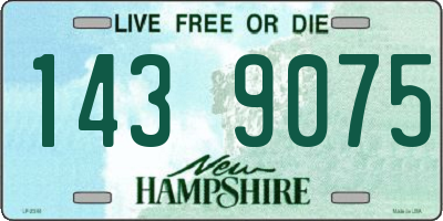 NH license plate 1439075