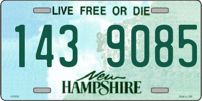 NH license plate 1439085