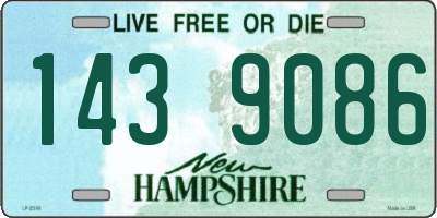 NH license plate 1439086