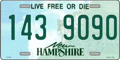 NH license plate 1439090
